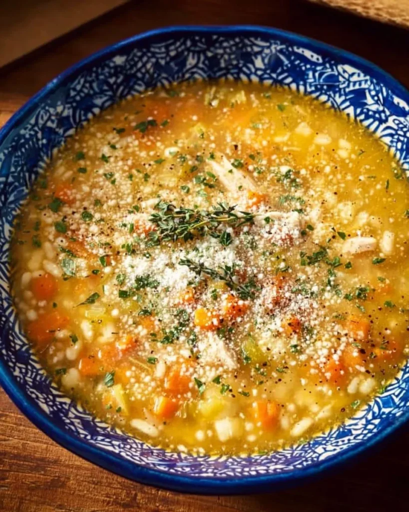 Italian Chicken Pastina Soup Recipe