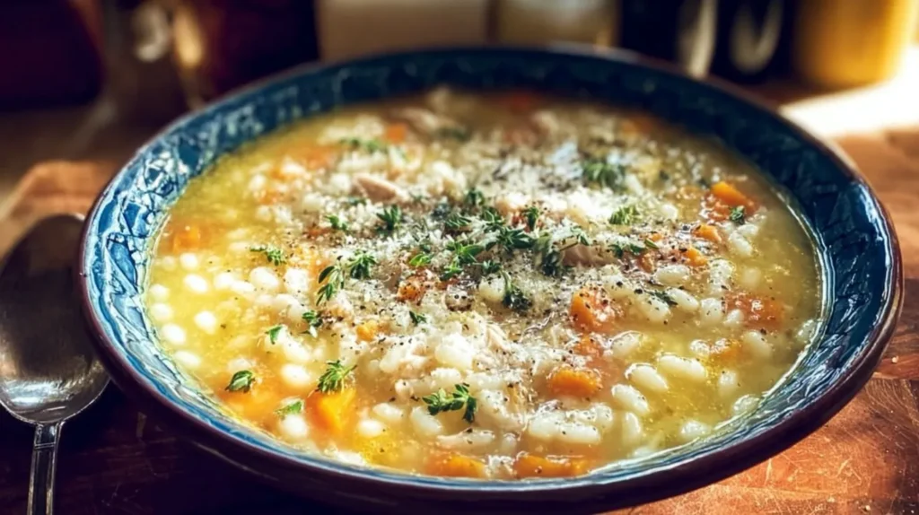 Italian Chicken Pastina Soup Recipe