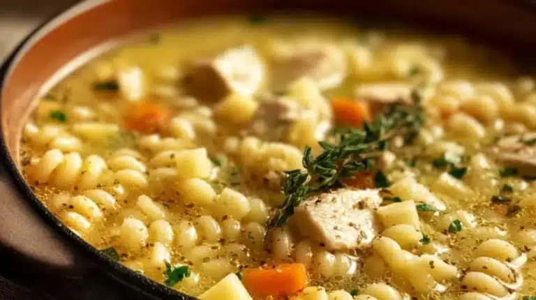 Homemade Chicken Pasta Soup