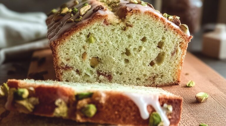 Pistachio Pudding Bread