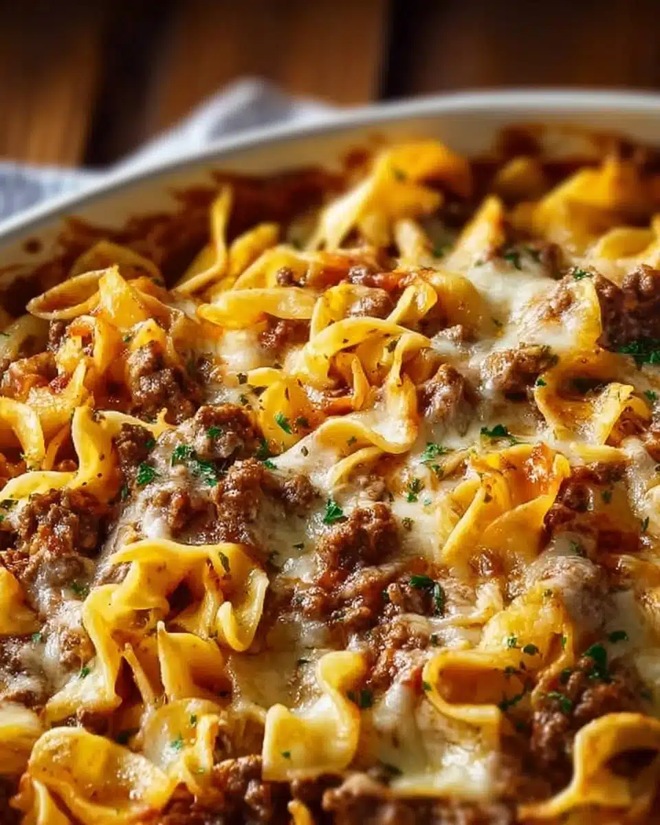 Sour Cream Beef Noodle Casserole