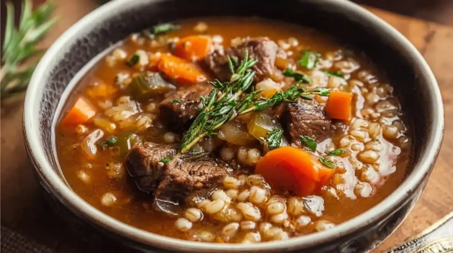Beef Barley Soup Recipe