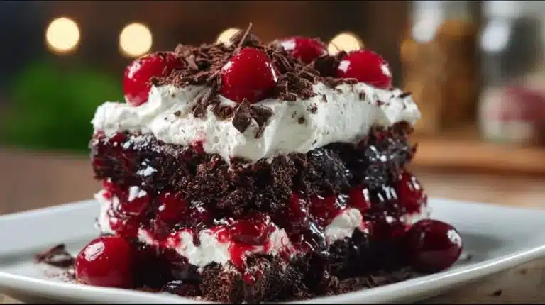 Black Forest Poke Cake – The Best Easy Chocolate Cherry Dessert (2025)