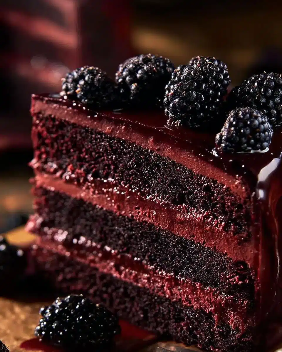 Blackberry Velvet Gothic Cake: A Dark, Lush Dessert Dream
