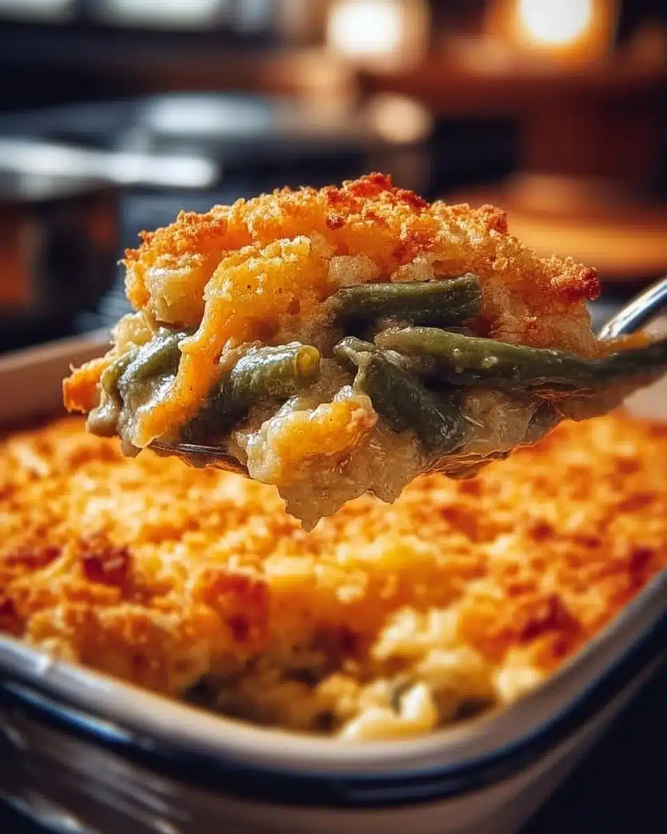 Cheddar Bay Green Bean Casserole: Creamy Comfort Awaits