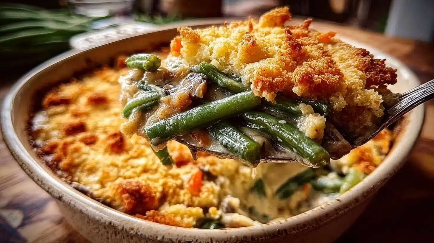 Cheddar Bay Green Bean Casserole: Creamy Comfort Awaits