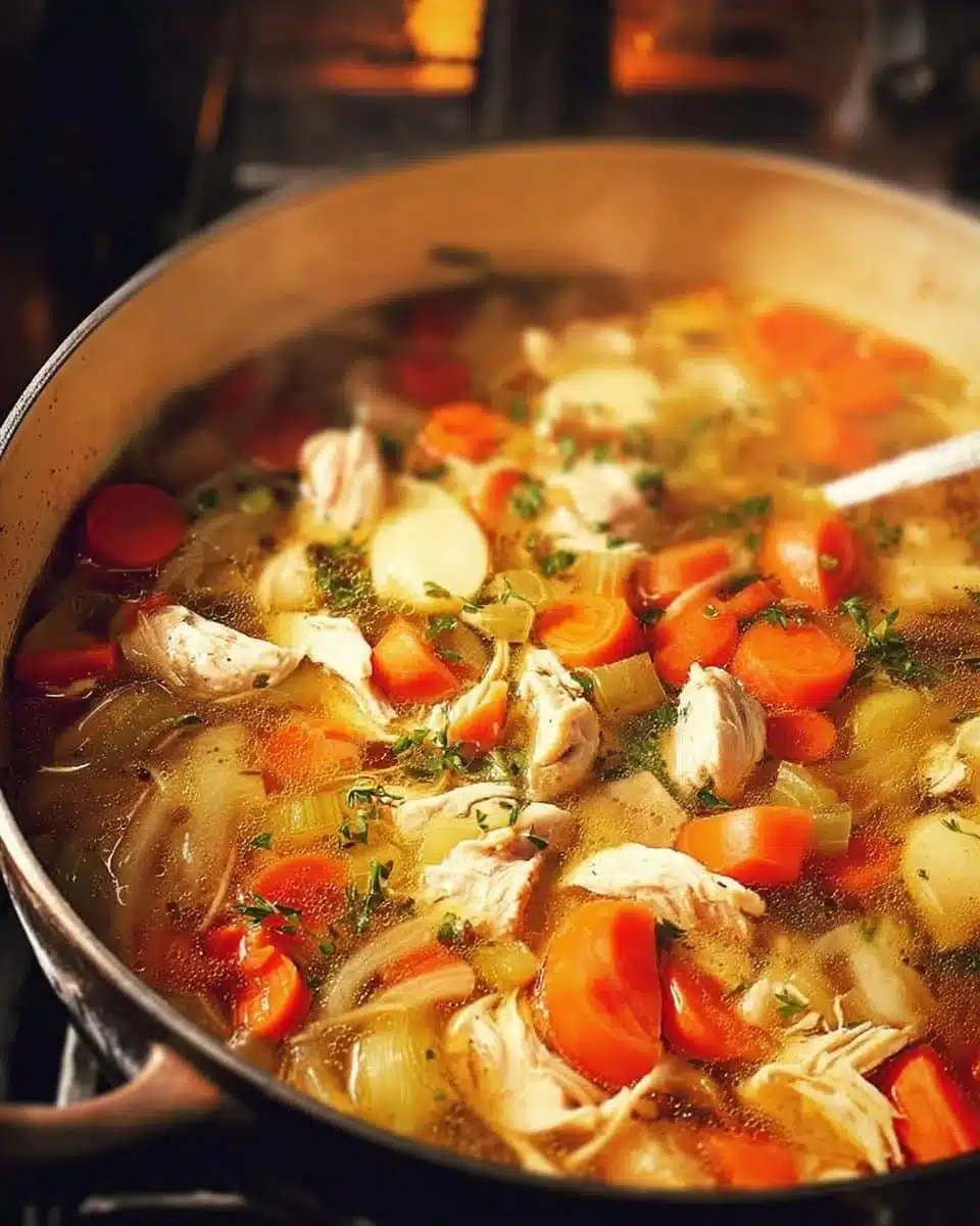 Easy and Healthy Homemade Chicken Soup