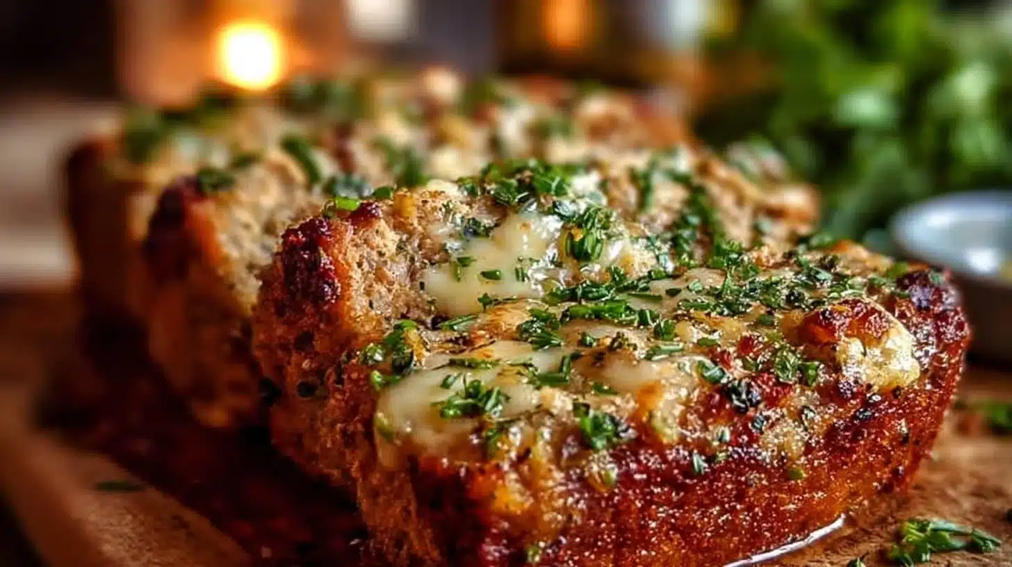 Garlic Parmesan Chicken Meatloaf for Easy Dinners