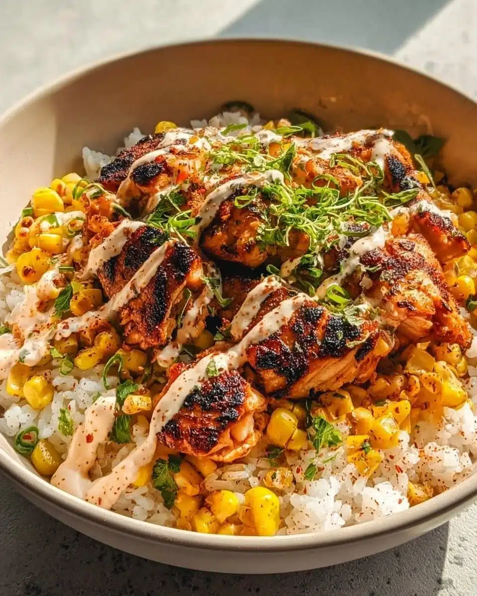 Tasty Street Corn Chicken Bowl