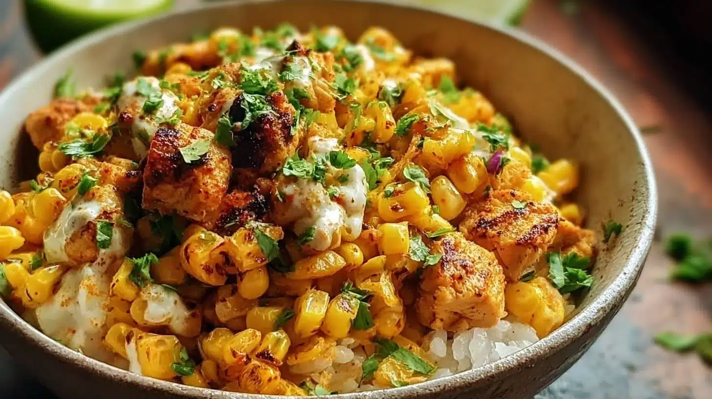 Tasty Street Corn Chicken Bowl
