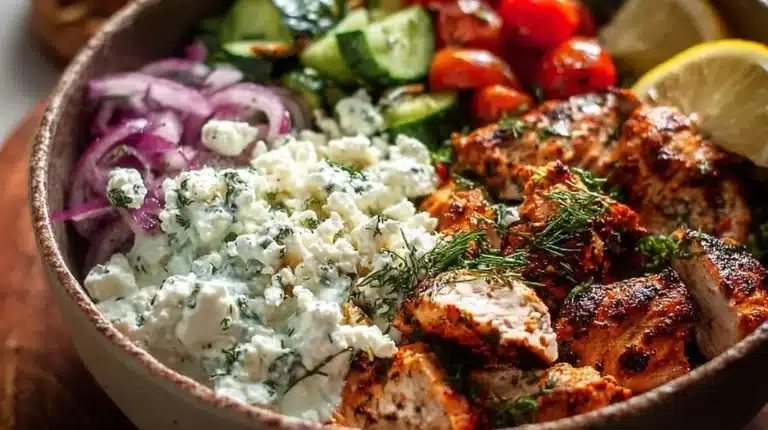 Greek Chicken Bowls