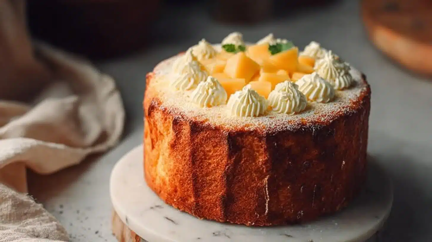 Asian Bakery-Style Mango Cake