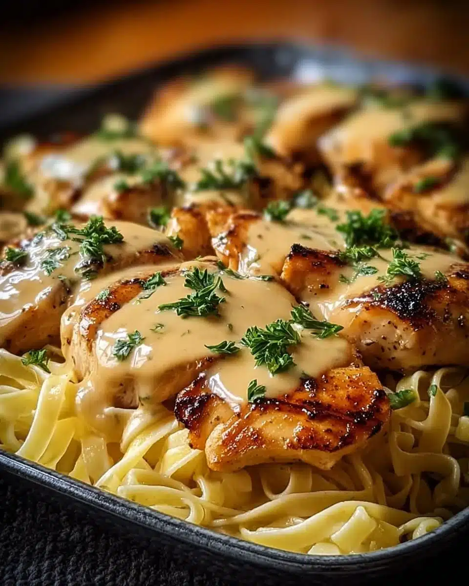 One-Pan Chicken with Buttered Noodles