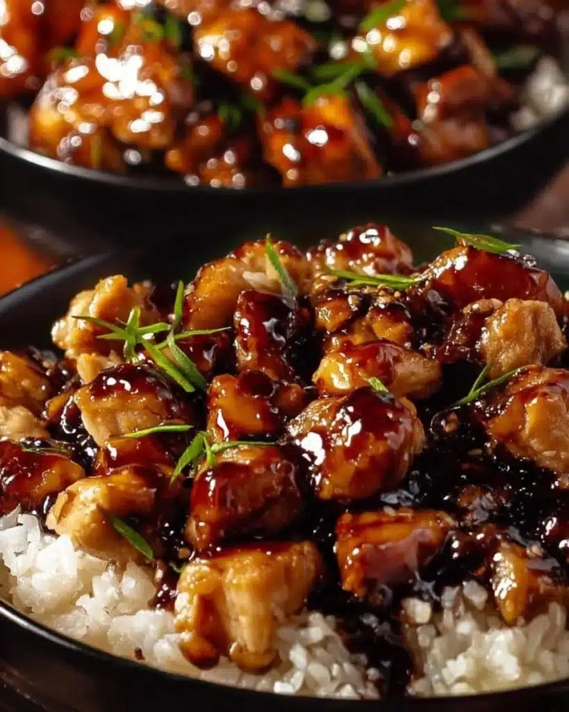 Honey BBQ Chicken Rice