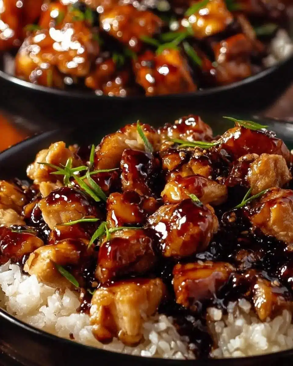 Honey BBQ Chicken Rice
