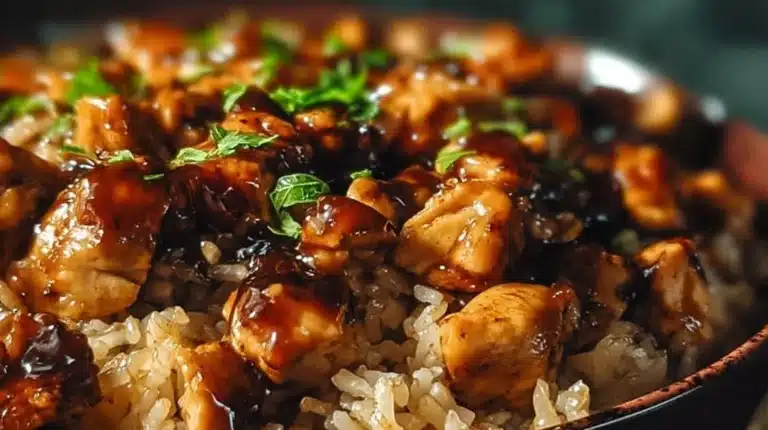 Honey BBQ Chicken Rice