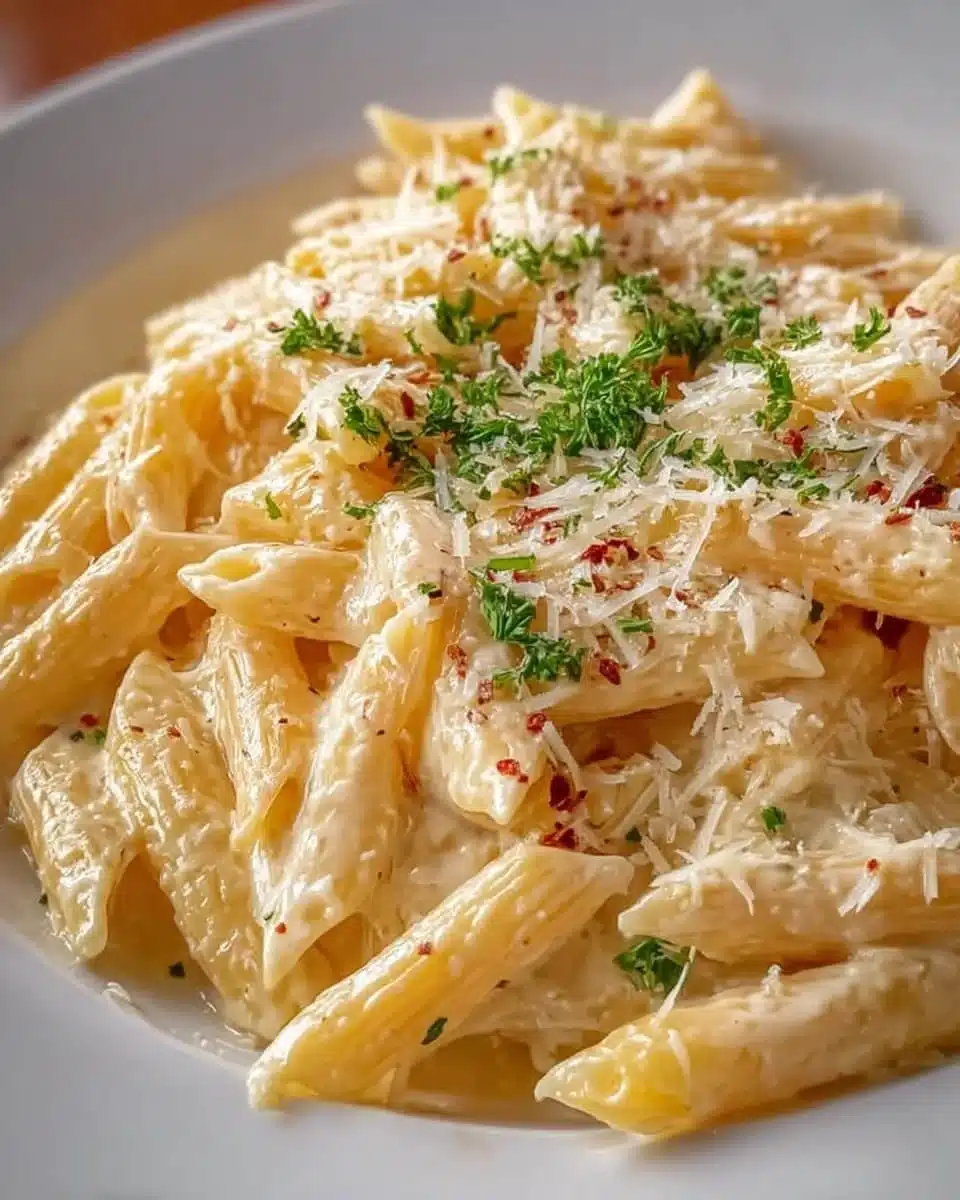 One Pot Creamy Garlic Pasta