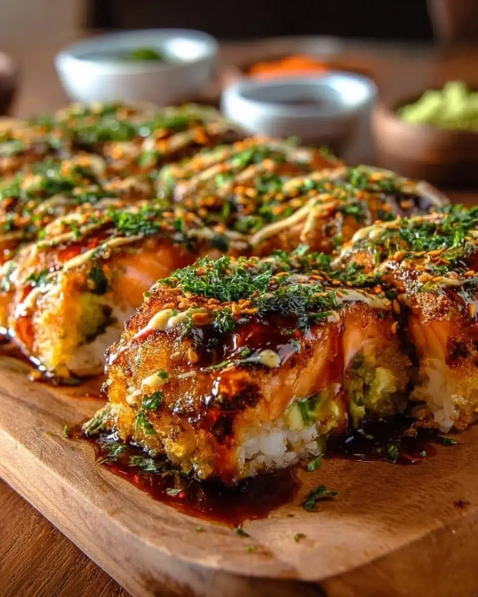 Spicy Salmon Sushi Bake Recipe