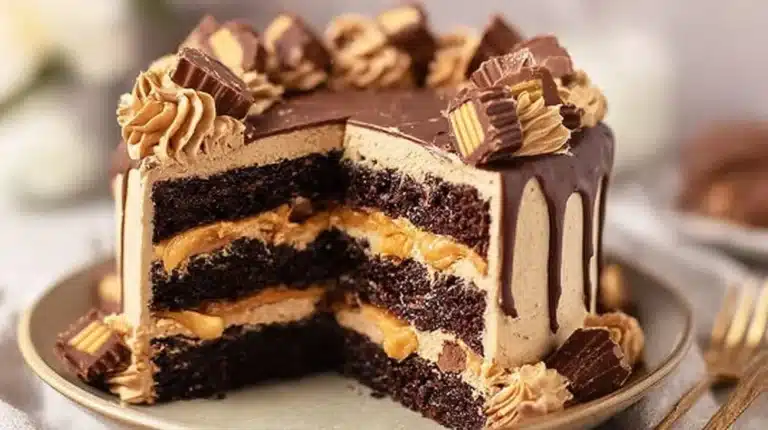 Peanut Butter Chocolate Layer Cake