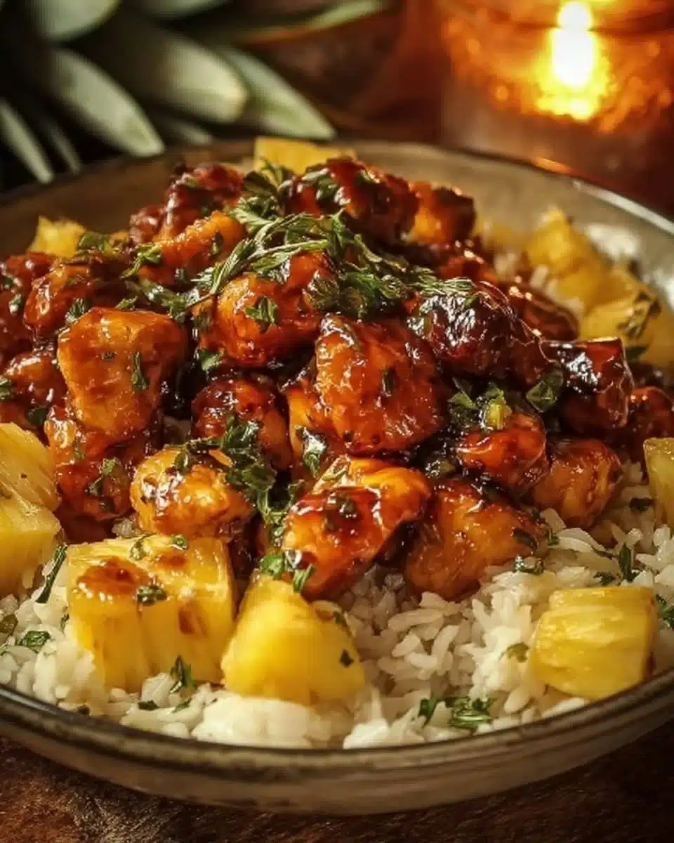 Pineapple Chicken and Rice: Sweet, Savory, Effortlessly Easy