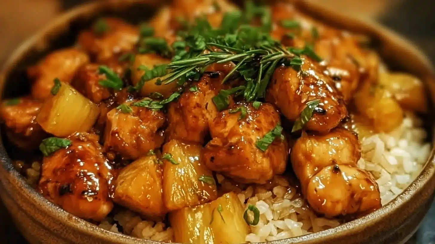 Pineapple Chicken and Rice: Sweet Savory Weeknight