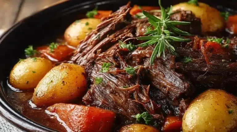 How To Make 5-Star Pot Roast Slow Cooker Fast & Easy
