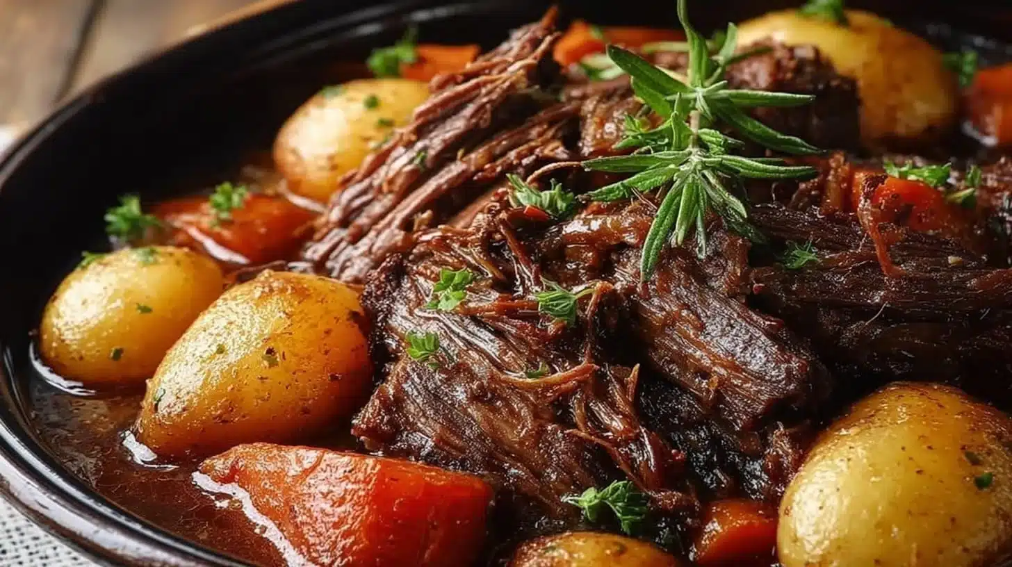 How To Make 5-Star Pot Roast Slow Cooker Fast & Easy