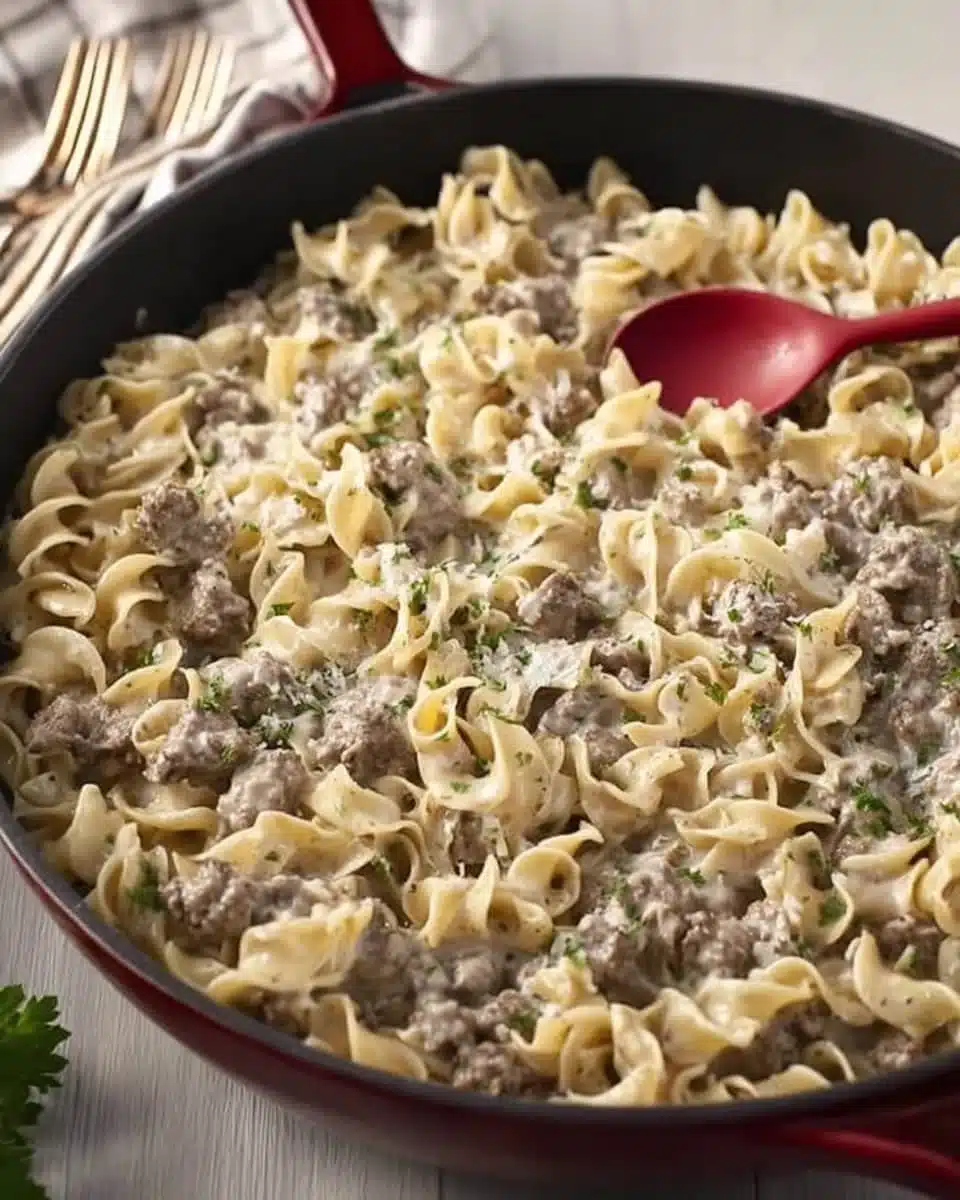 30-Minute Ground Beef Stroganoff