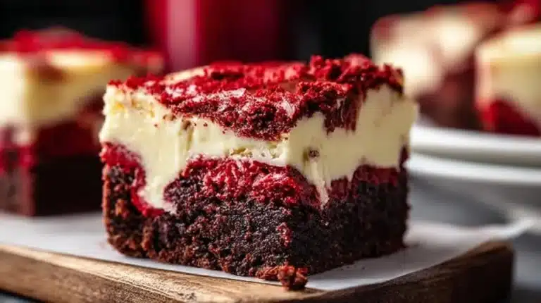 Red Velvet Cheesecake Brownies Recipe