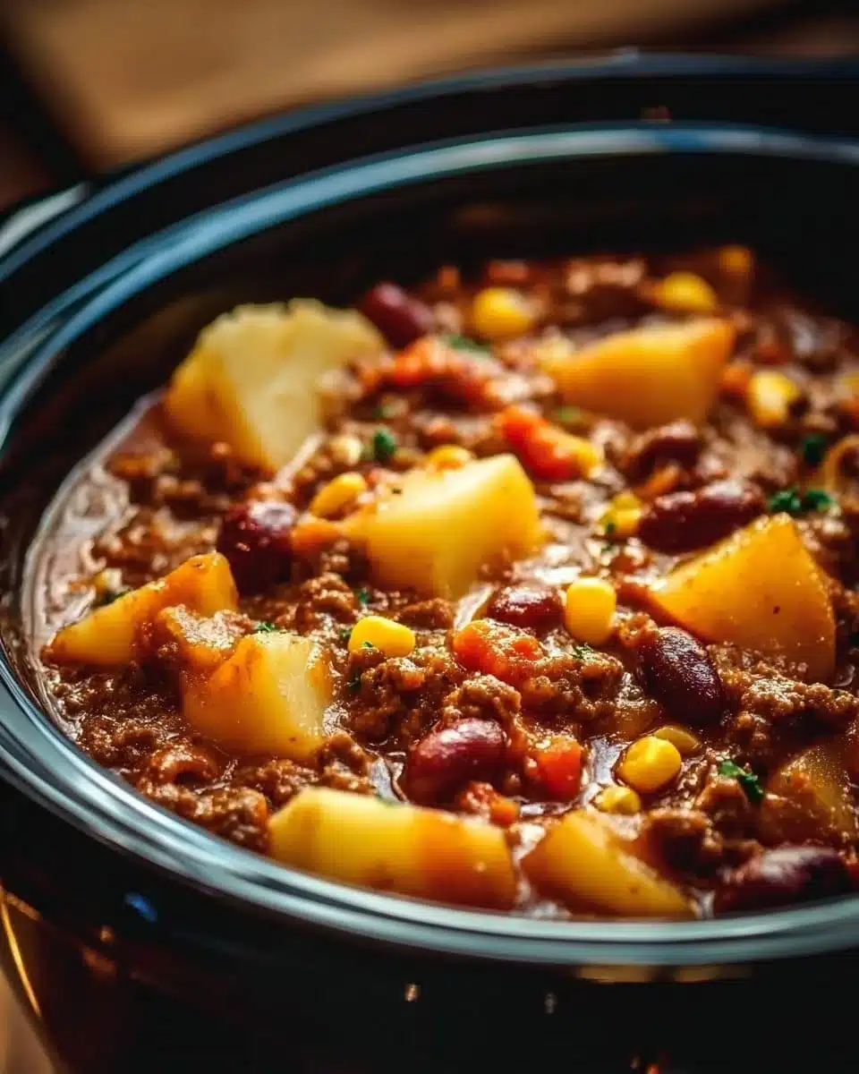 Slow Cooker Cowboy Casserole
