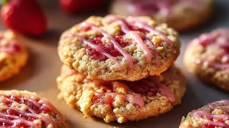 Strawberry Crunch Cookies