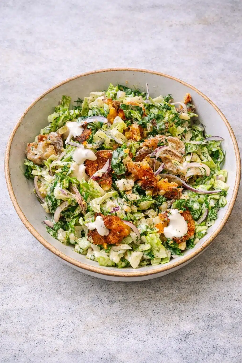 Crispy Smashed Potato Salad Made Simple