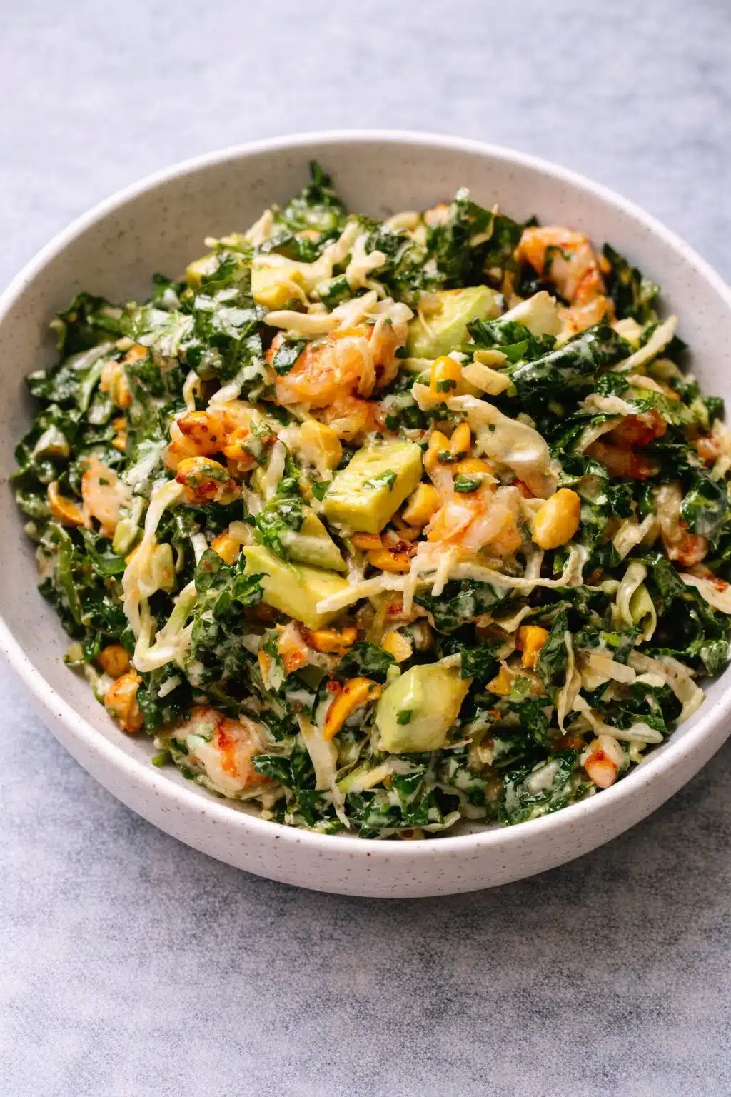 Shrimp and Kale Salad