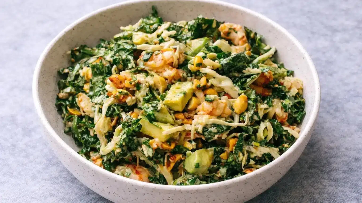 Shrimp and Kale Salad
