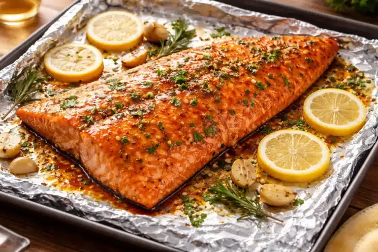 baked honey mustard salmon